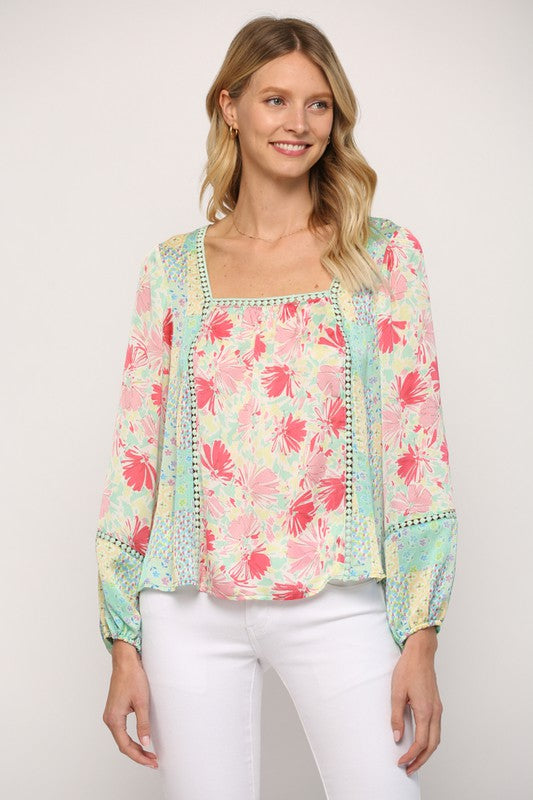 Louise Lace Top