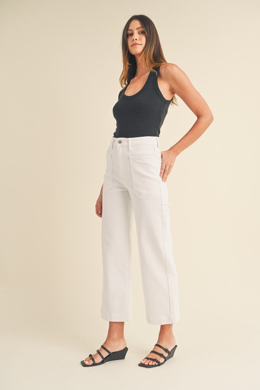 Lucie Denim Utility Pant