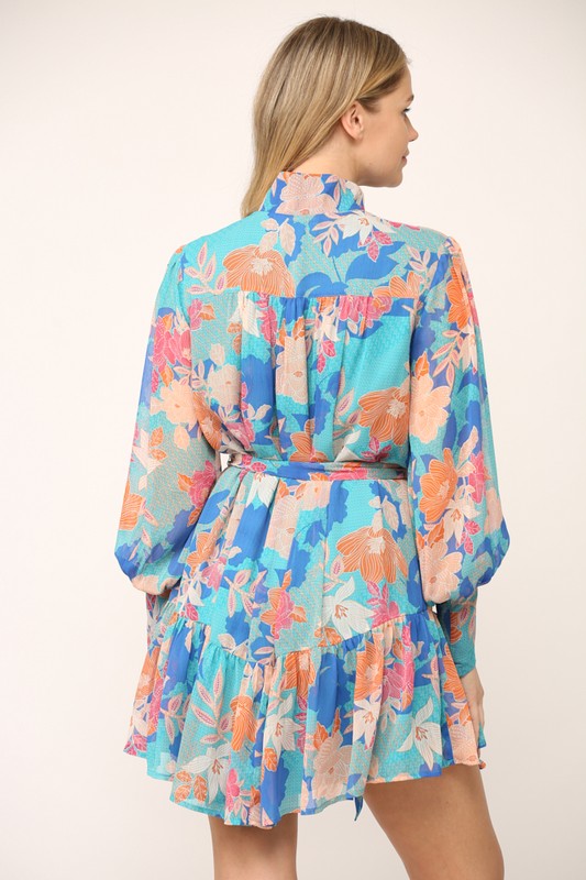 Adalyn Mock Neck Dress