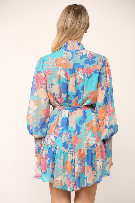 Adalyn Mock Neck Dress