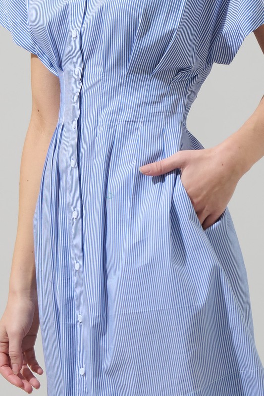 Fannie Striped Mini Dress