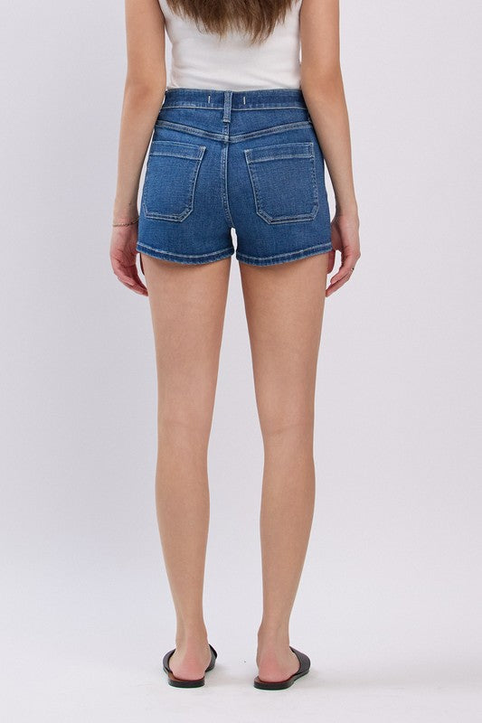 Lala Super High Righ Front Pocket Short