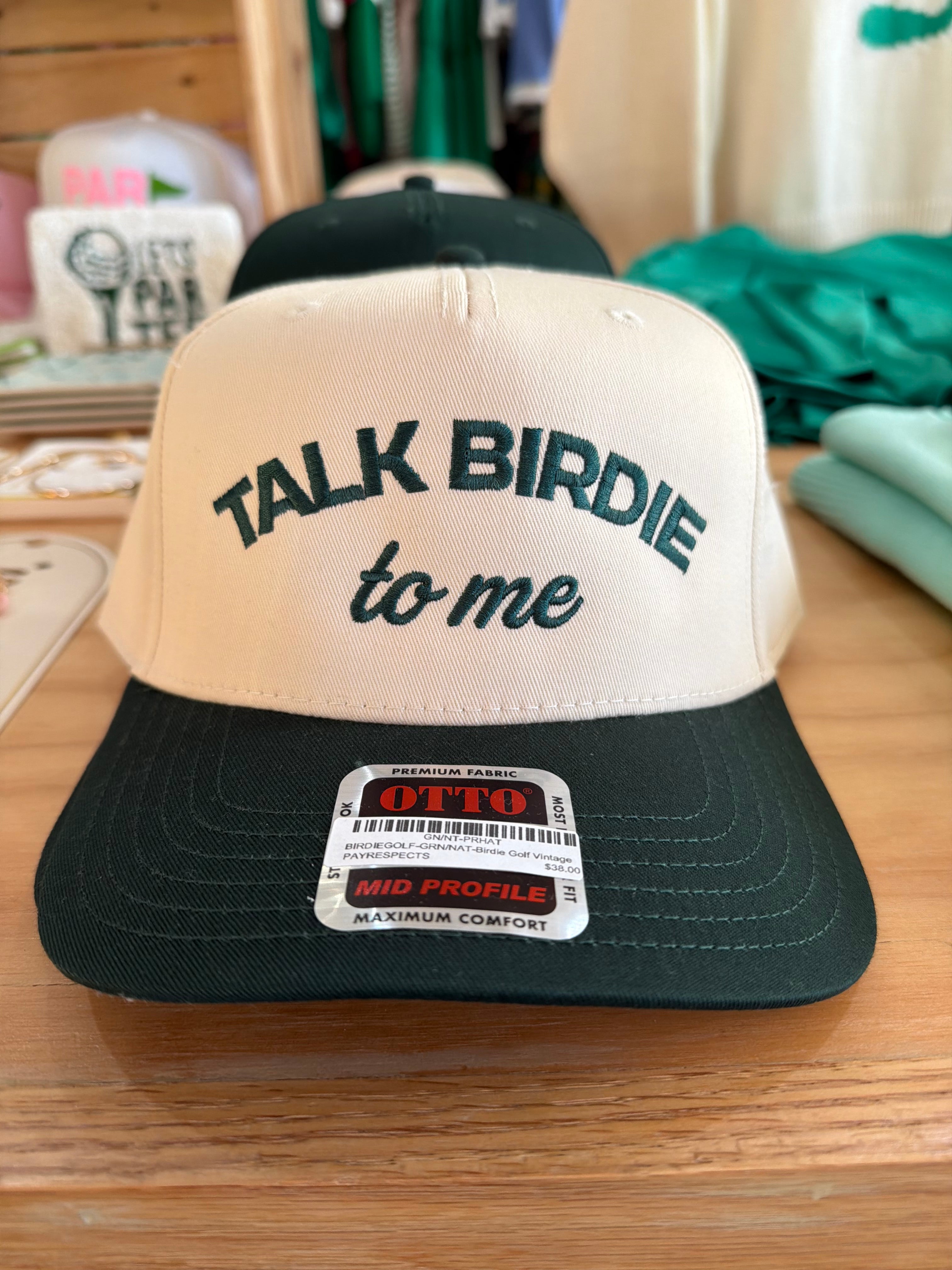 Talk Birdie To Me Embroidered Hat