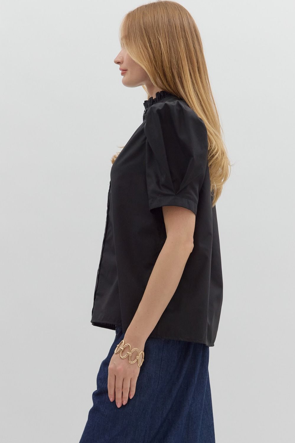 Ellena Puff Shoulder Top