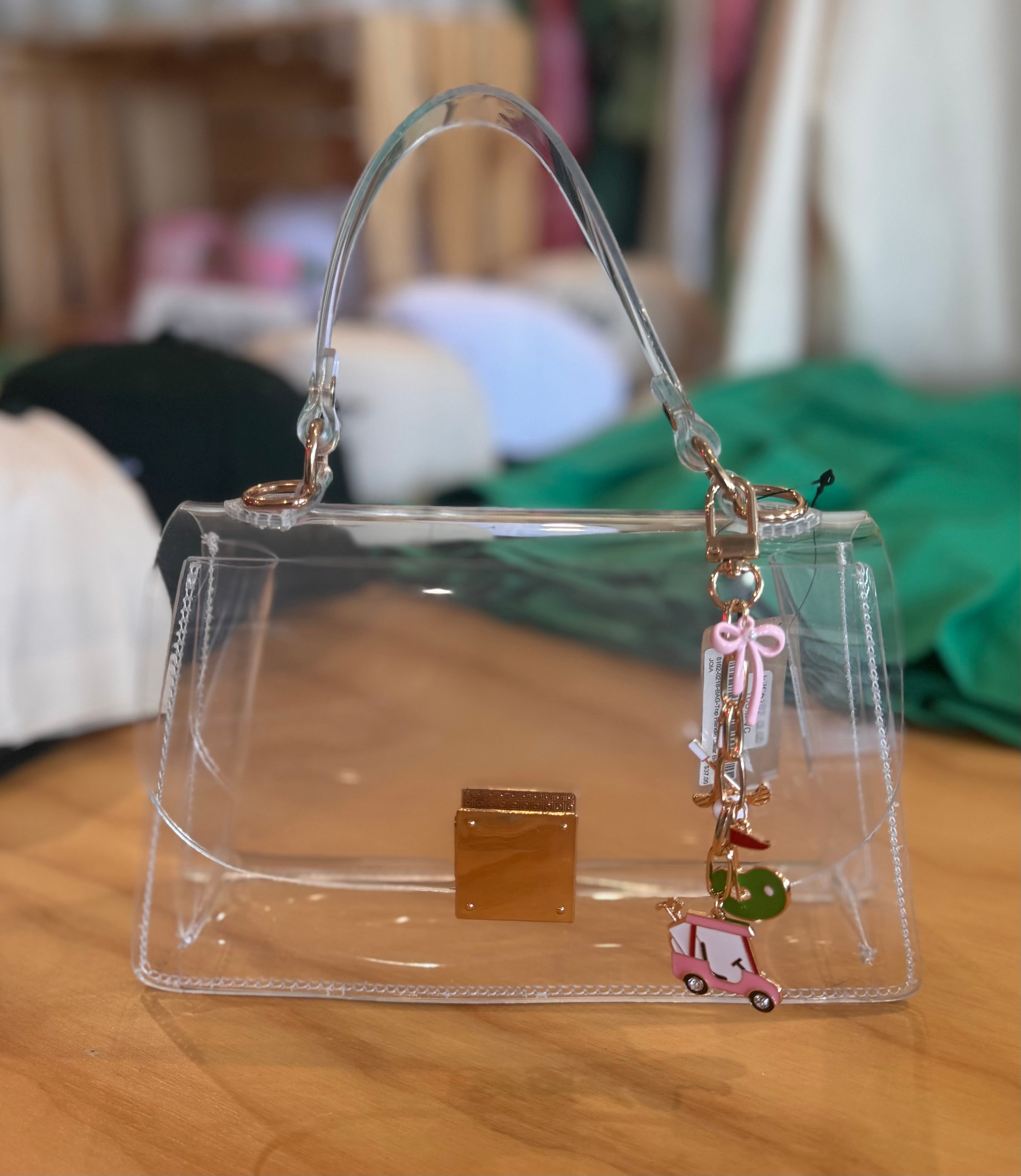 Top Handle Clear Bag