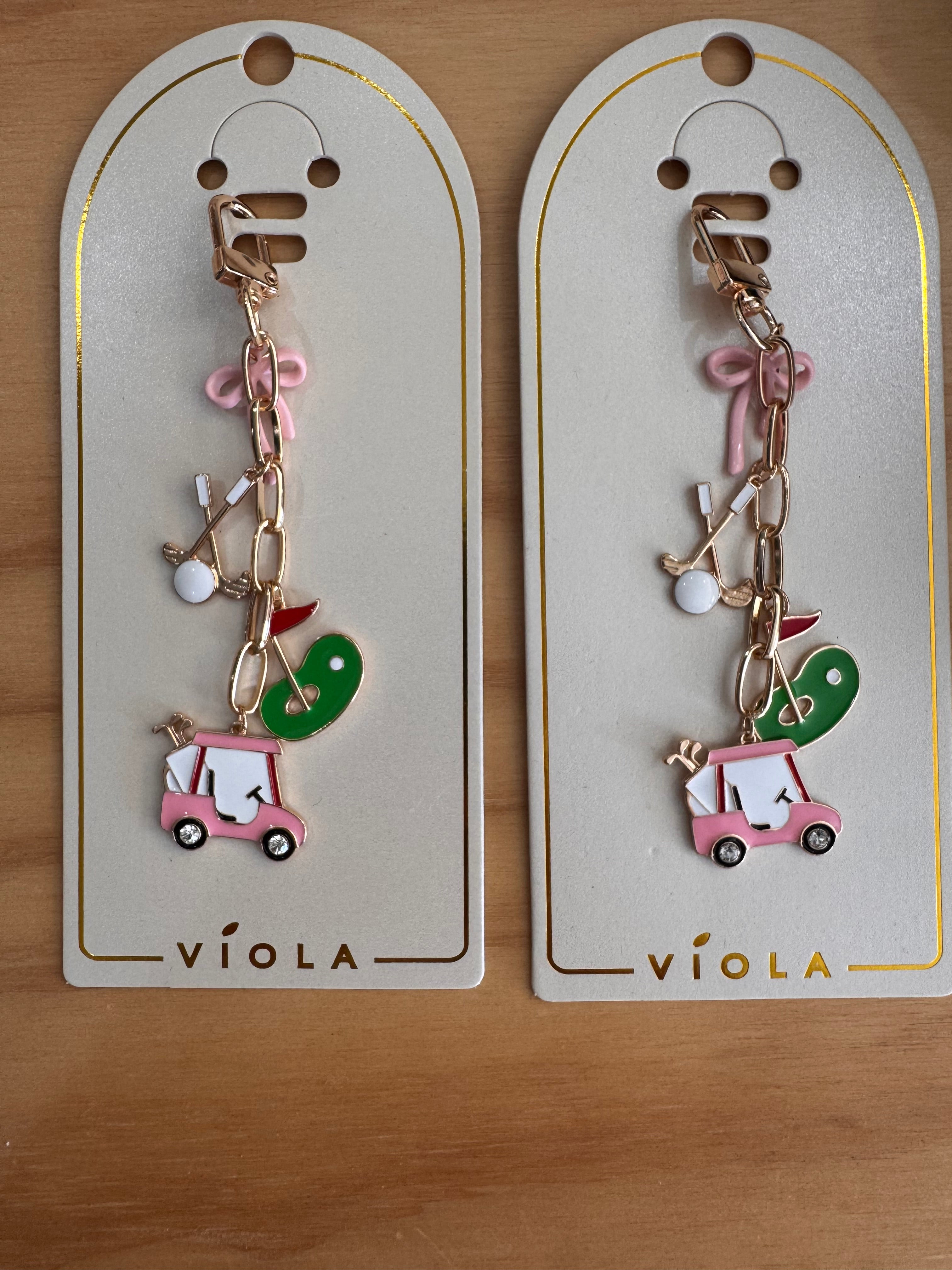 Golf Bag Charm / Keychain