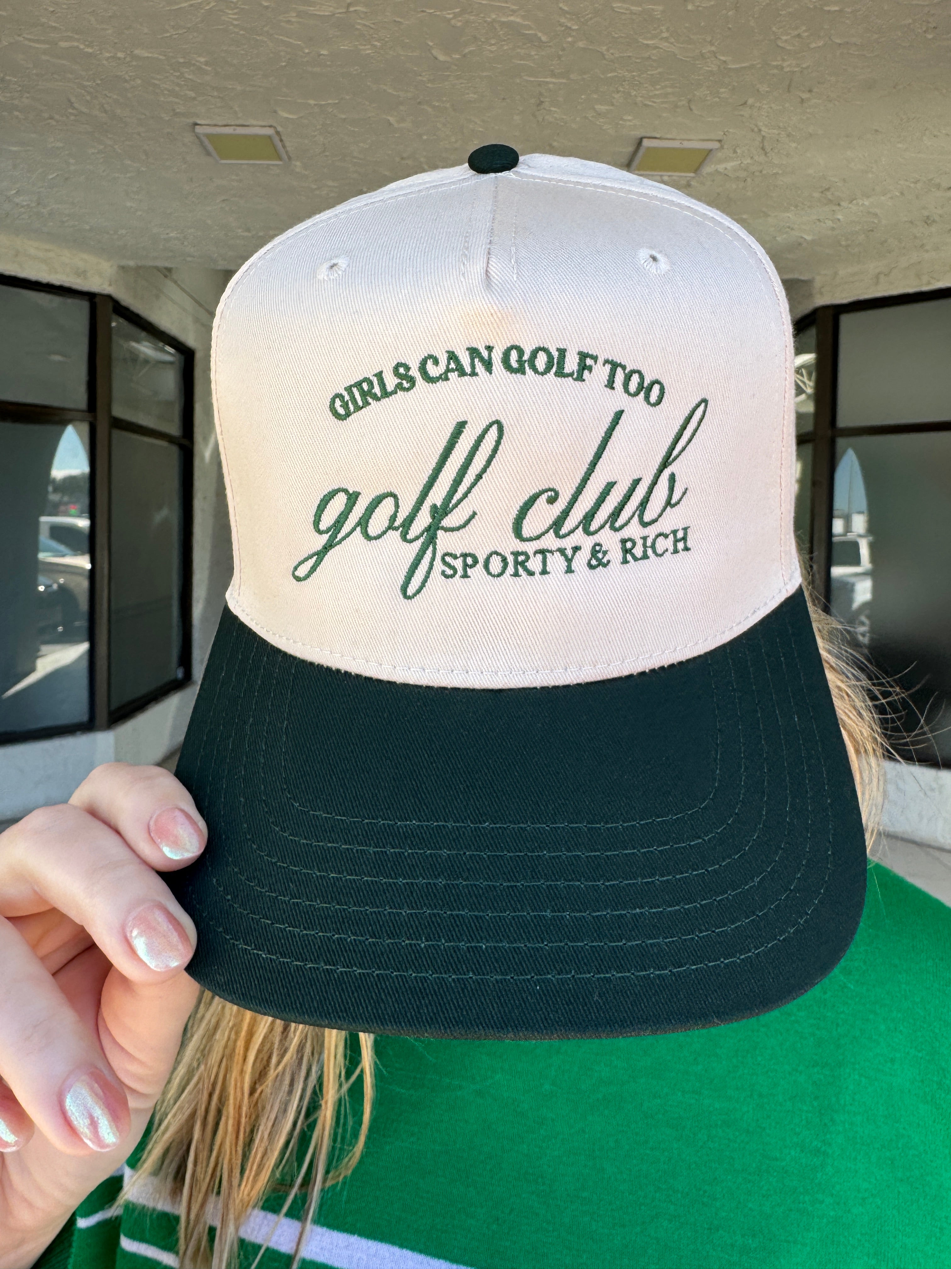 Girls Can Golf Too Hat