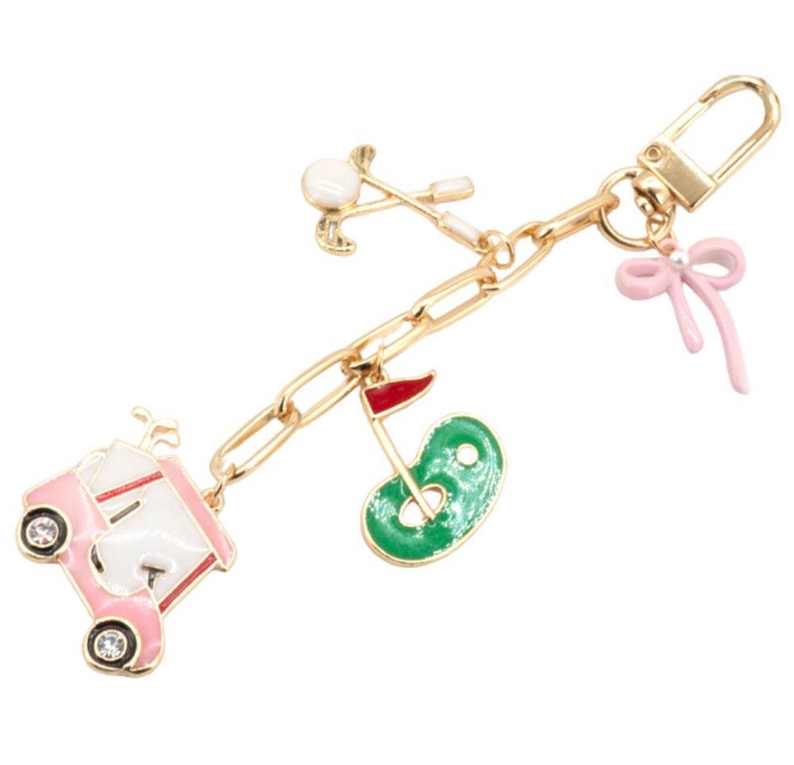 Golf Bag Charm / Keychain