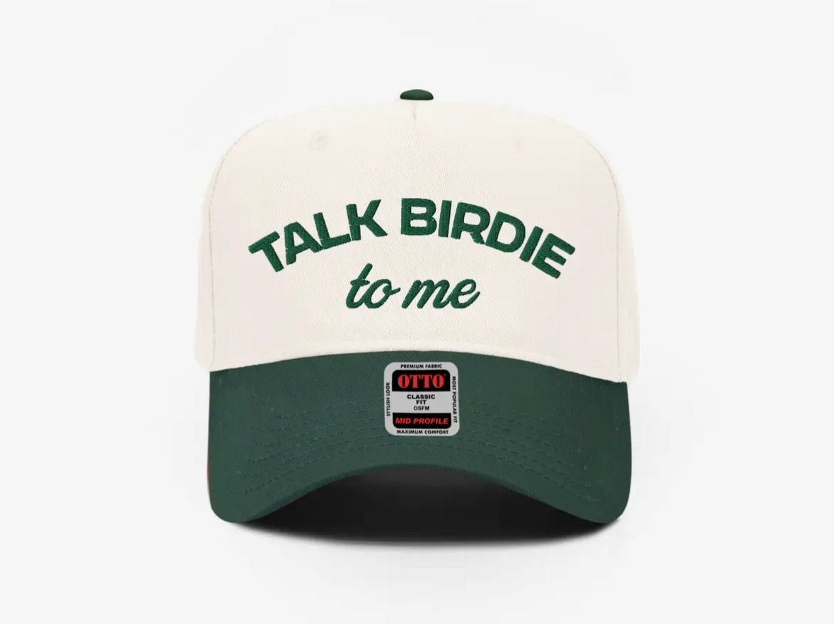 Talk Birdie To Me Embroidered Hat