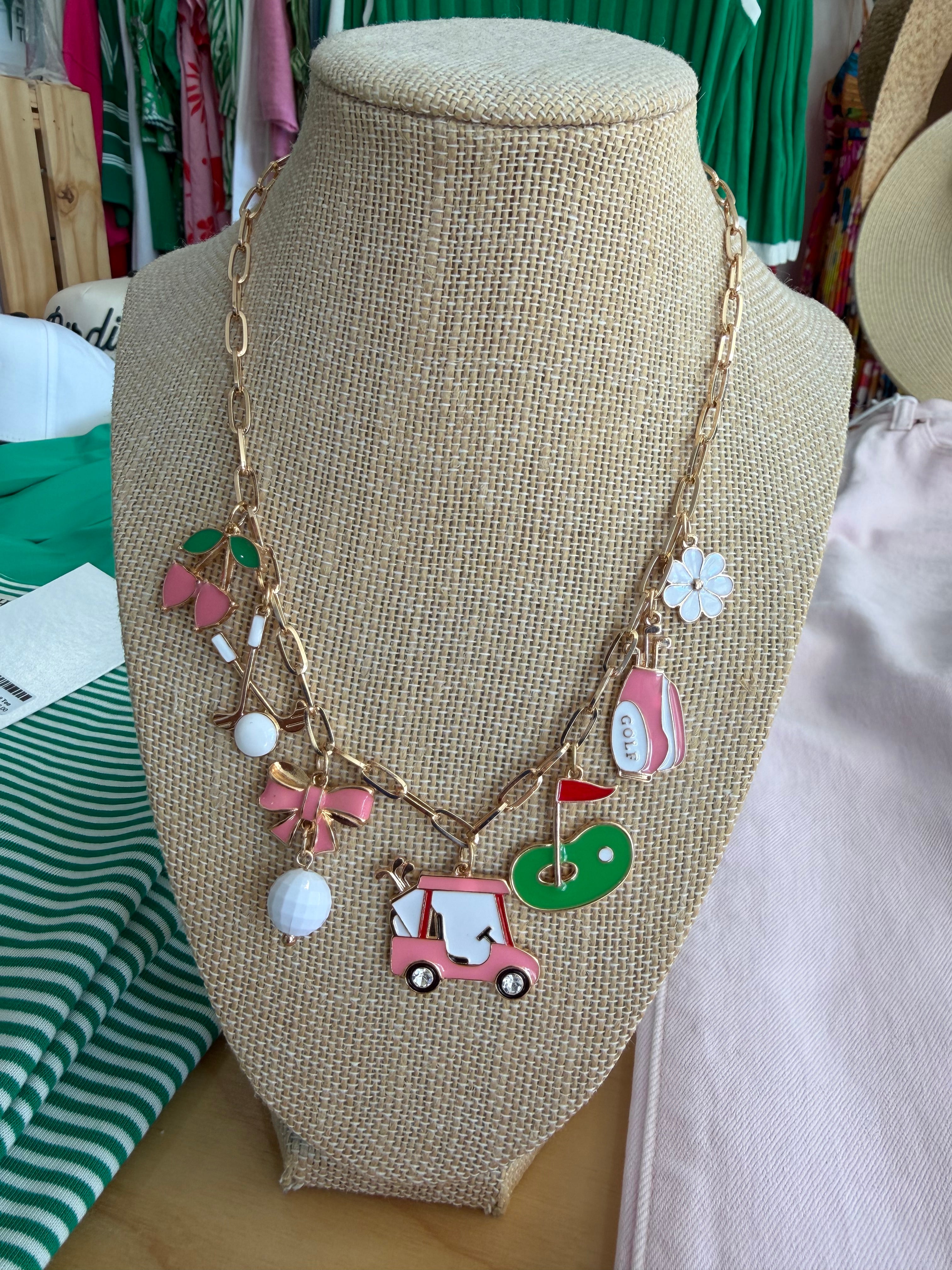 Golf Charm Necklace