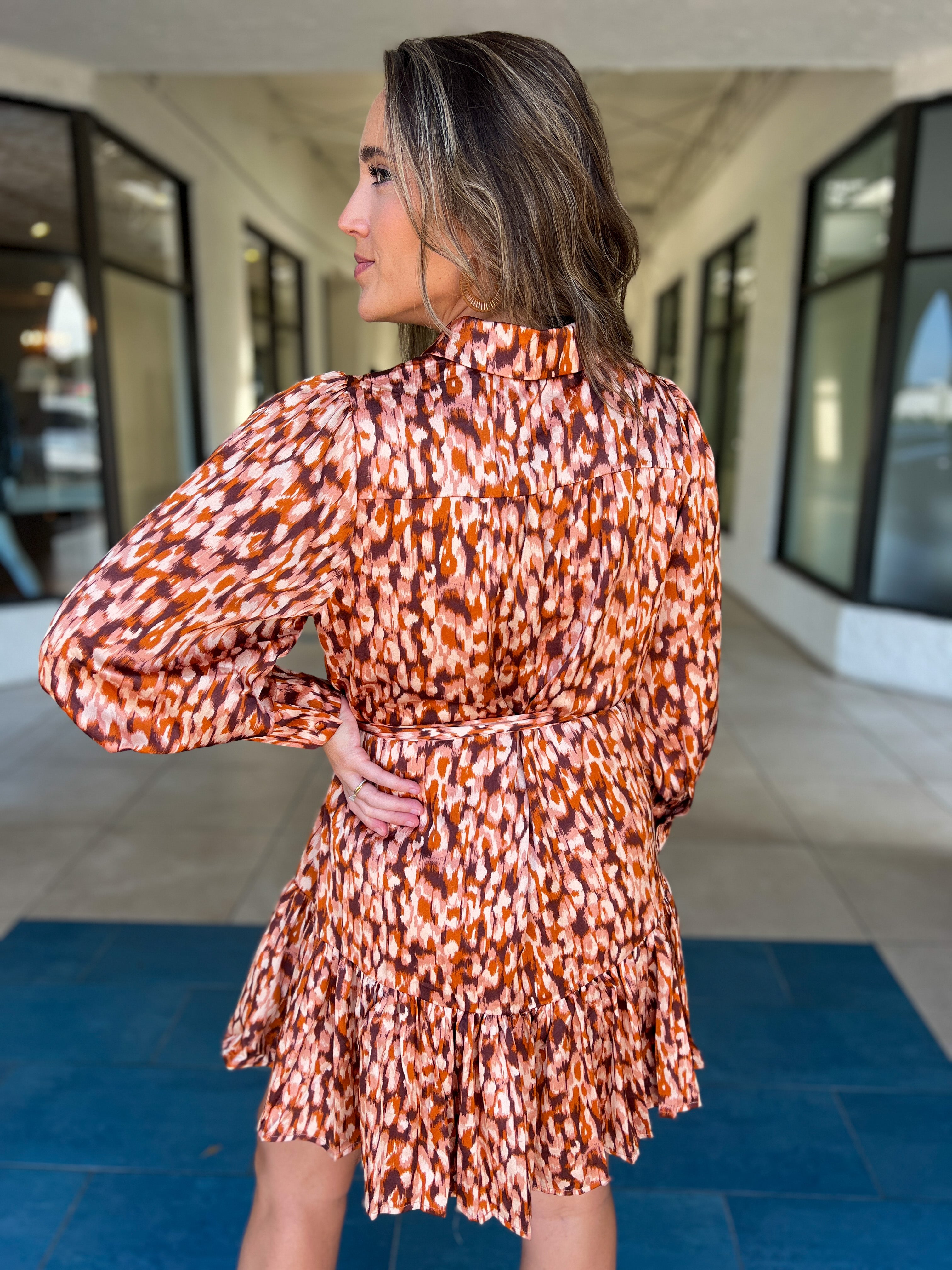 Mitzi Leopard Dress