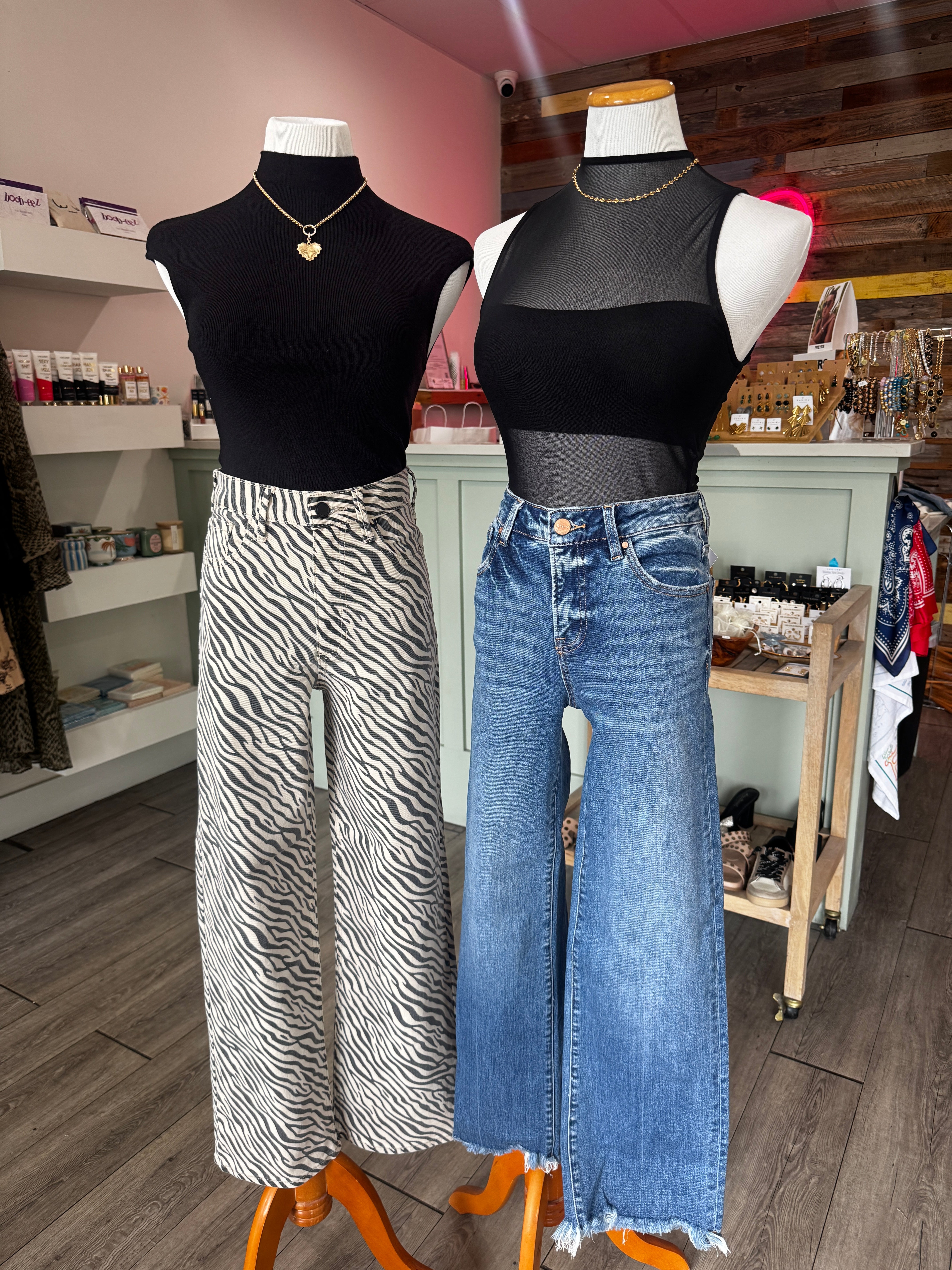 Raquel Zebra Print Jeans