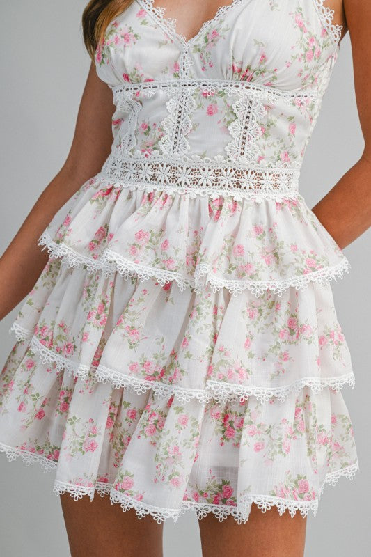 Anabella Lace Mini Dress