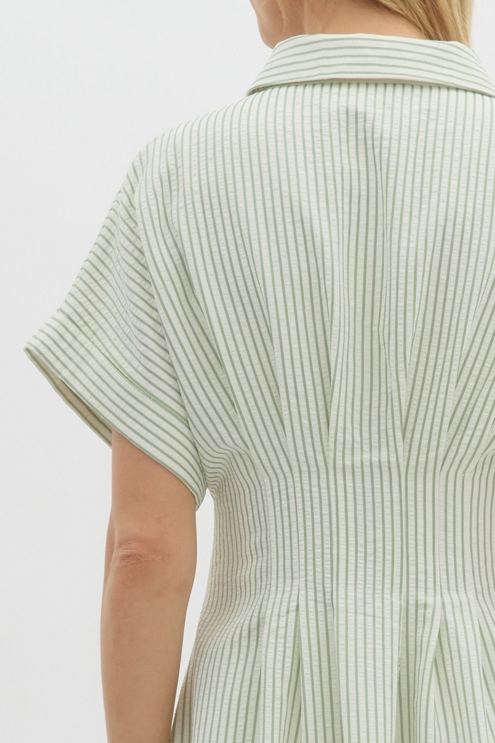 Helena Striped Midi Dress