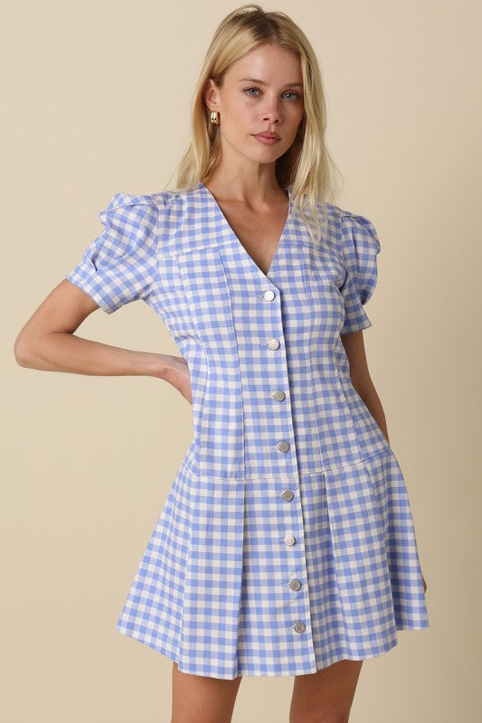 Amelie Gingham Dress