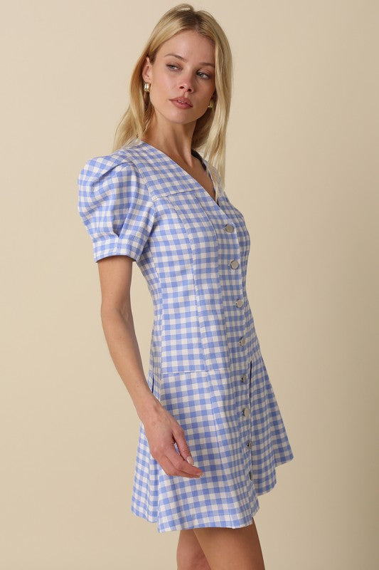 Amelie Gingham Dress
