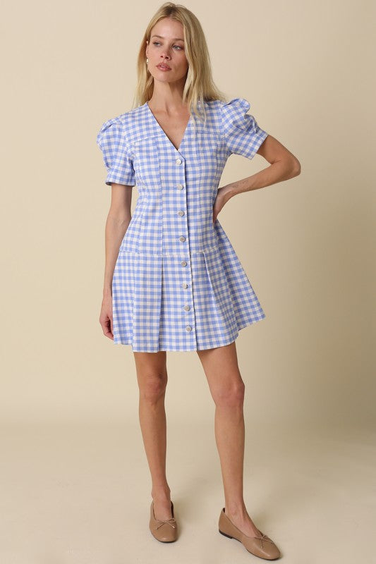 Amelie Gingham Dress
