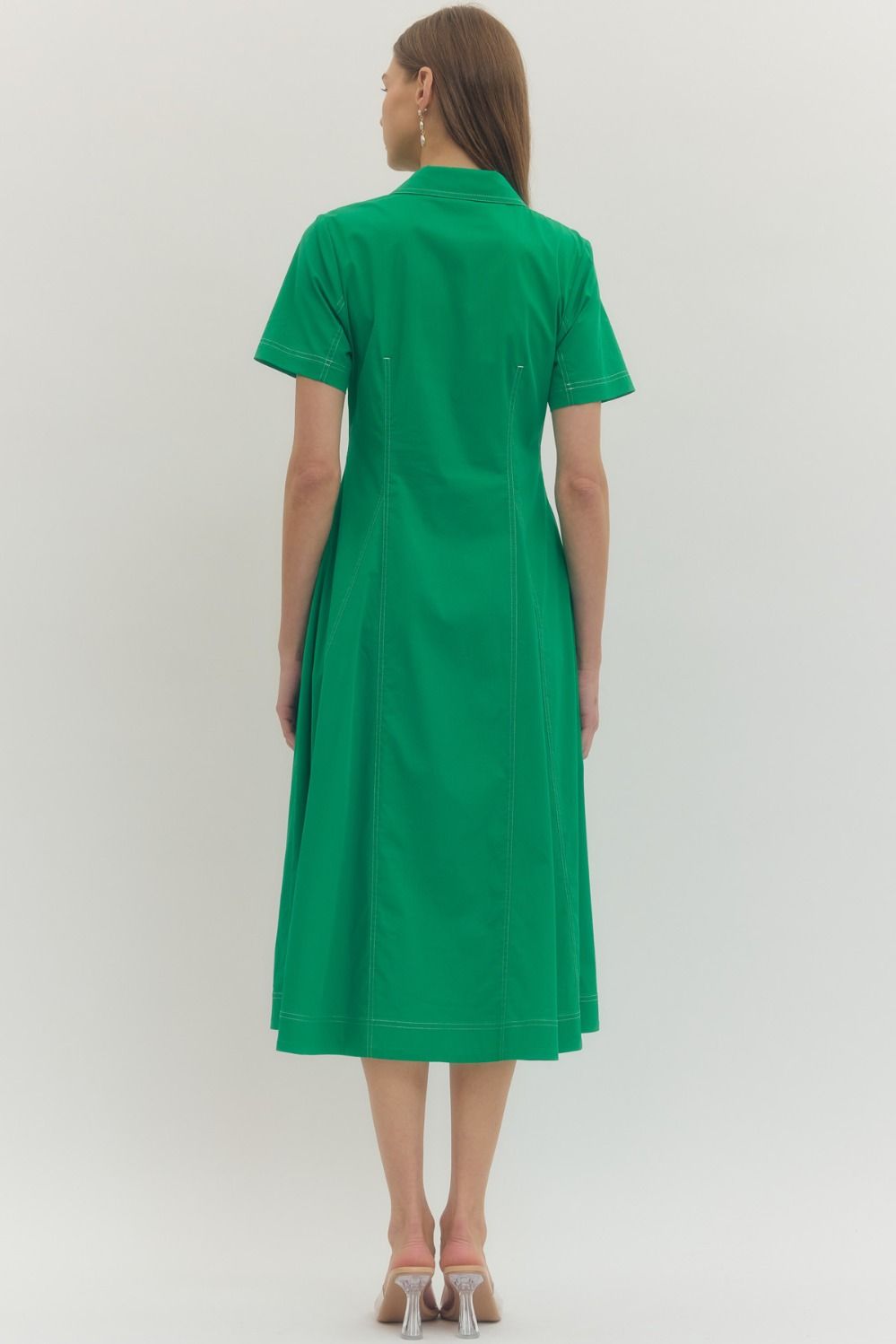 Greta Button Down Dress