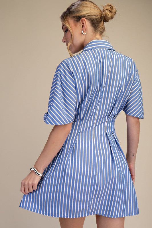 Joyce Belted Shirt Dress