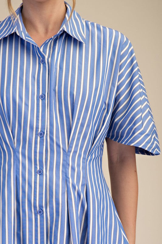 Joyce Belted Shirt Dress