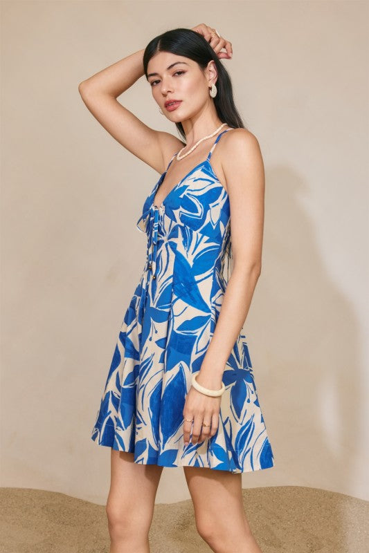 Nanette Cross Back Mini Dress
