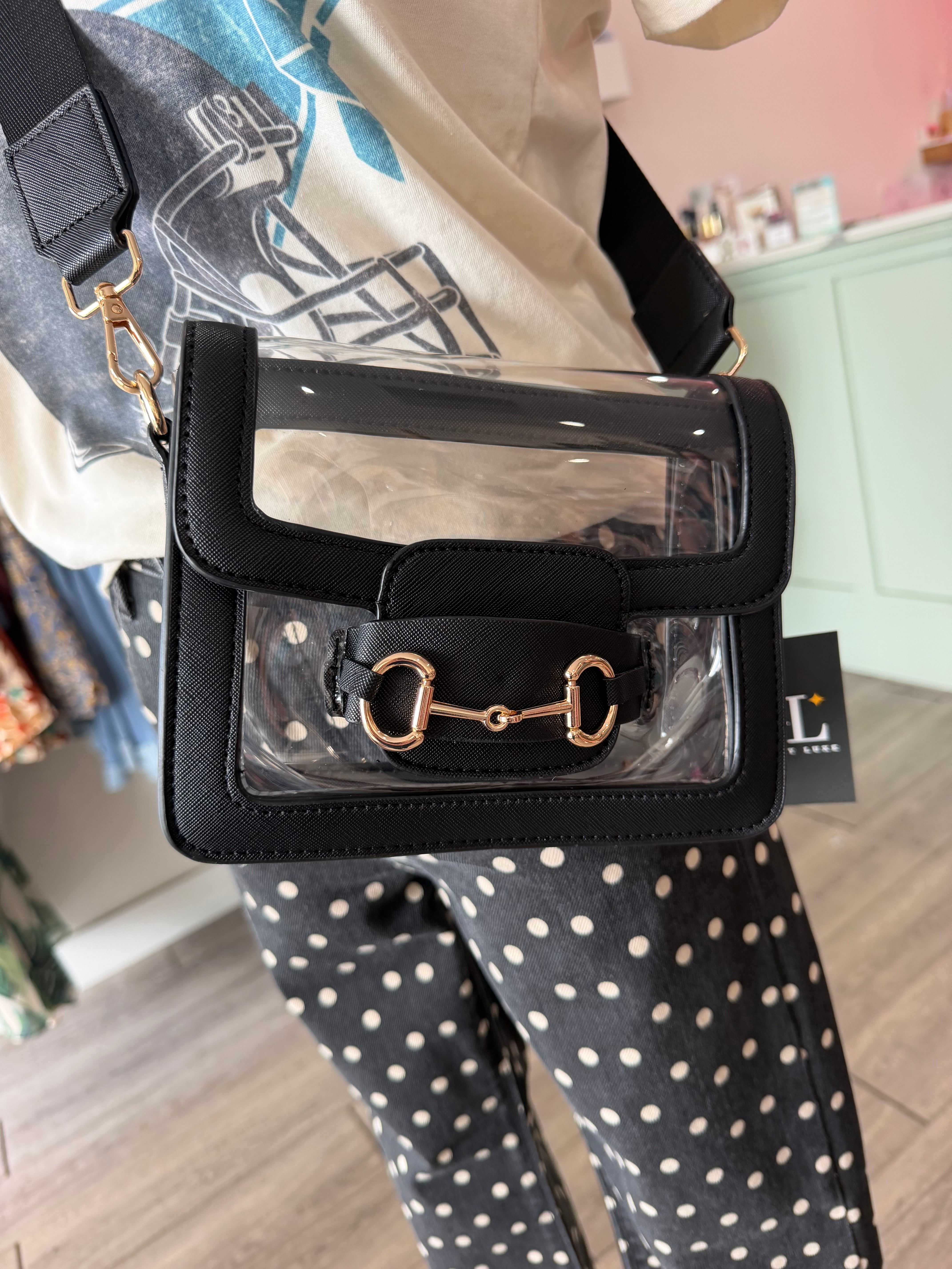 Ashley Clear Handbag