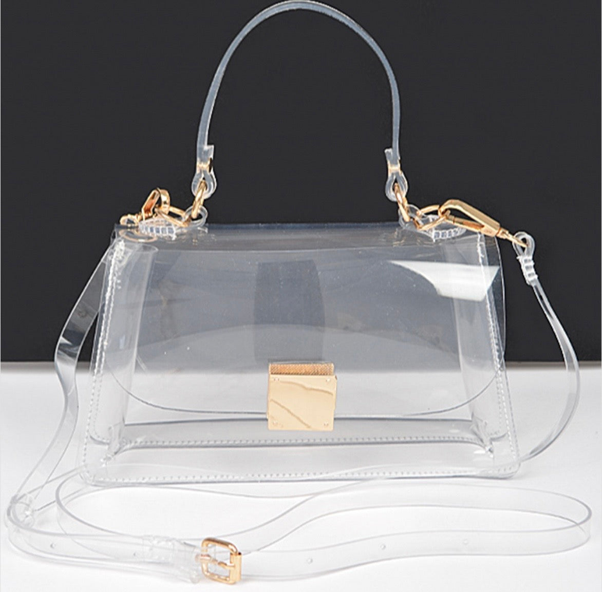 Top Handle Clear Bag
