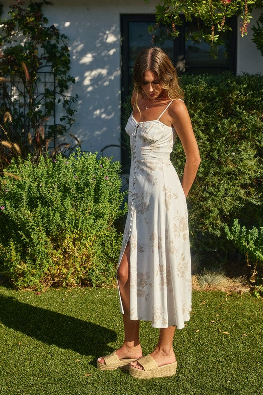 Jenee Sweetheart Midi Dress