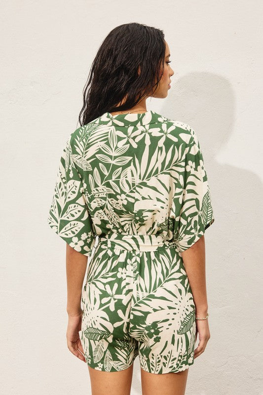 Selena Collared Romper