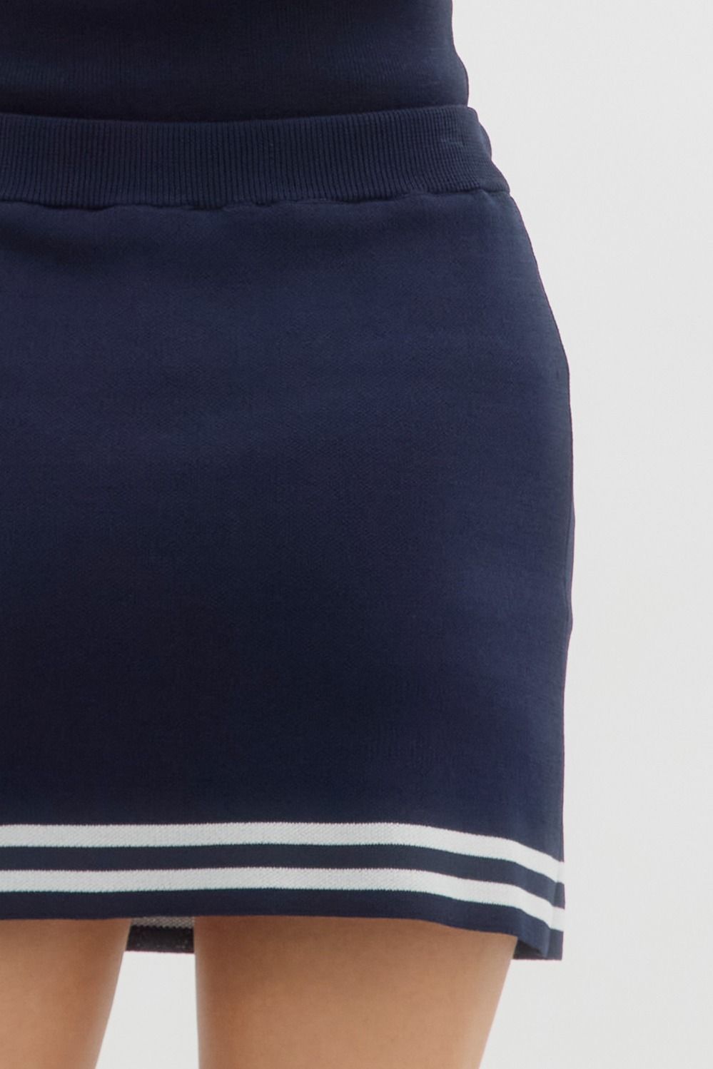 Brette Knit Skort (Navy)