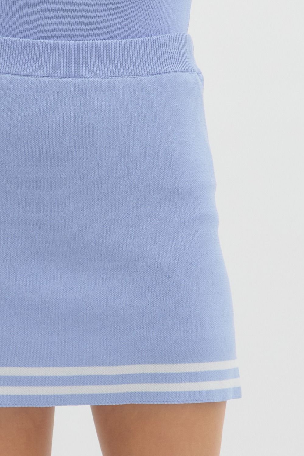 Brette Knit Skort (Periwinkle)