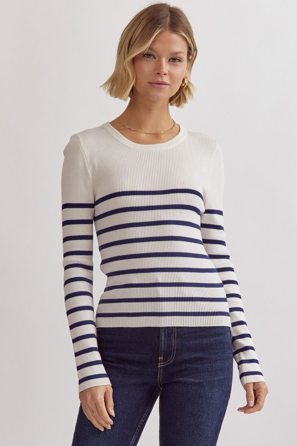 Stacy Striped Sweater
