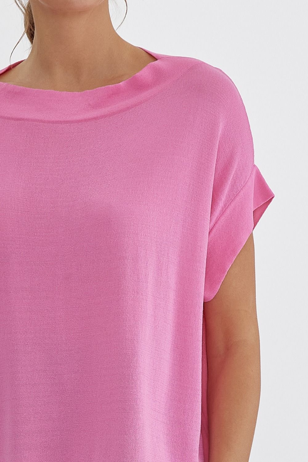 Melina Dolman Sleeve Top (Pink)