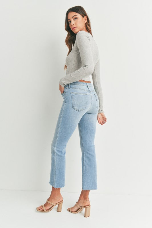 Elliott Crop Flare Jean