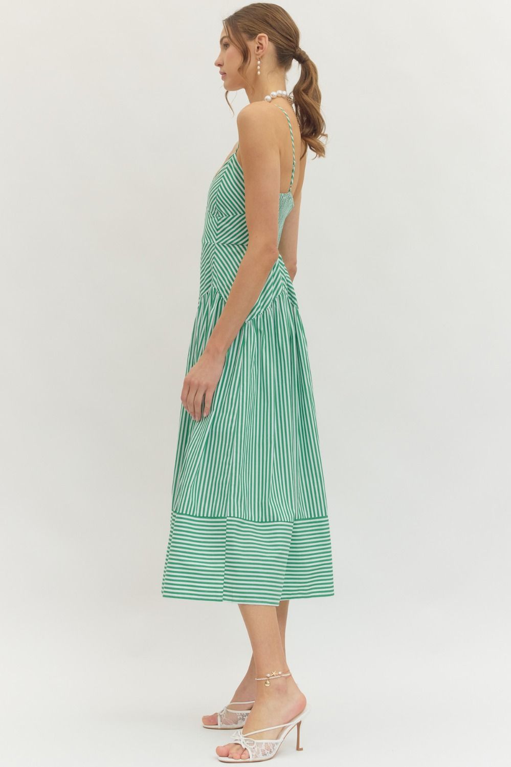 Angie Drop Waist Midi Dress