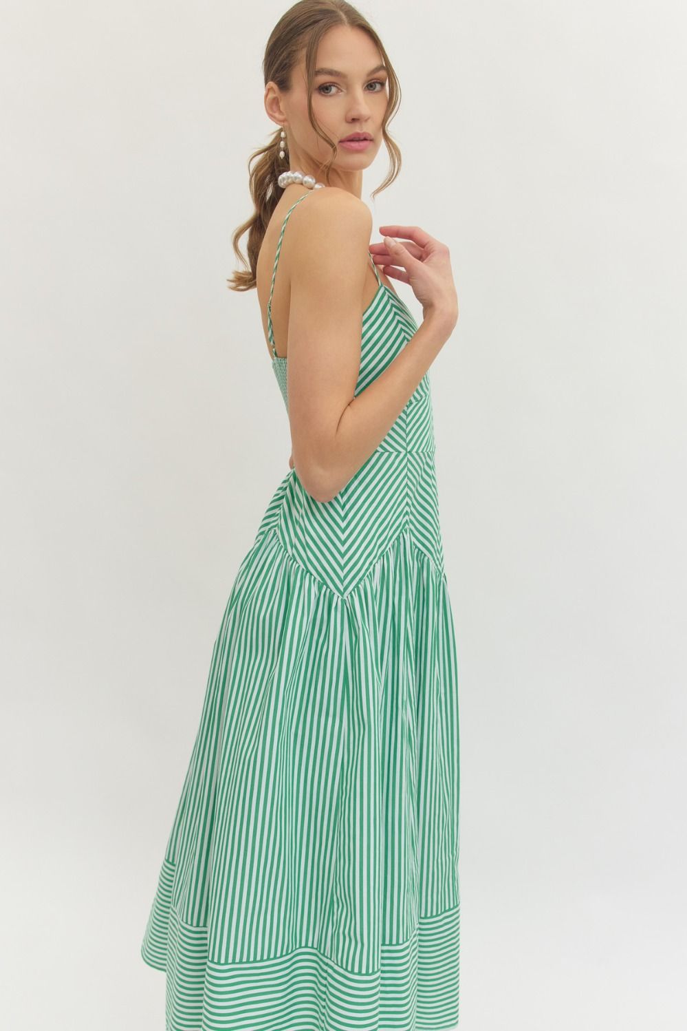 Angie Drop Waist Midi Dress