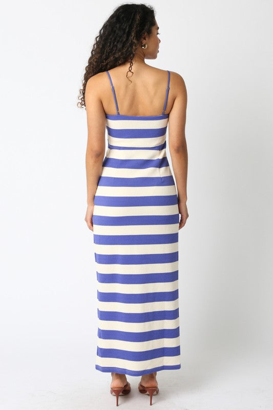 Dallas Striped Maxi Dress