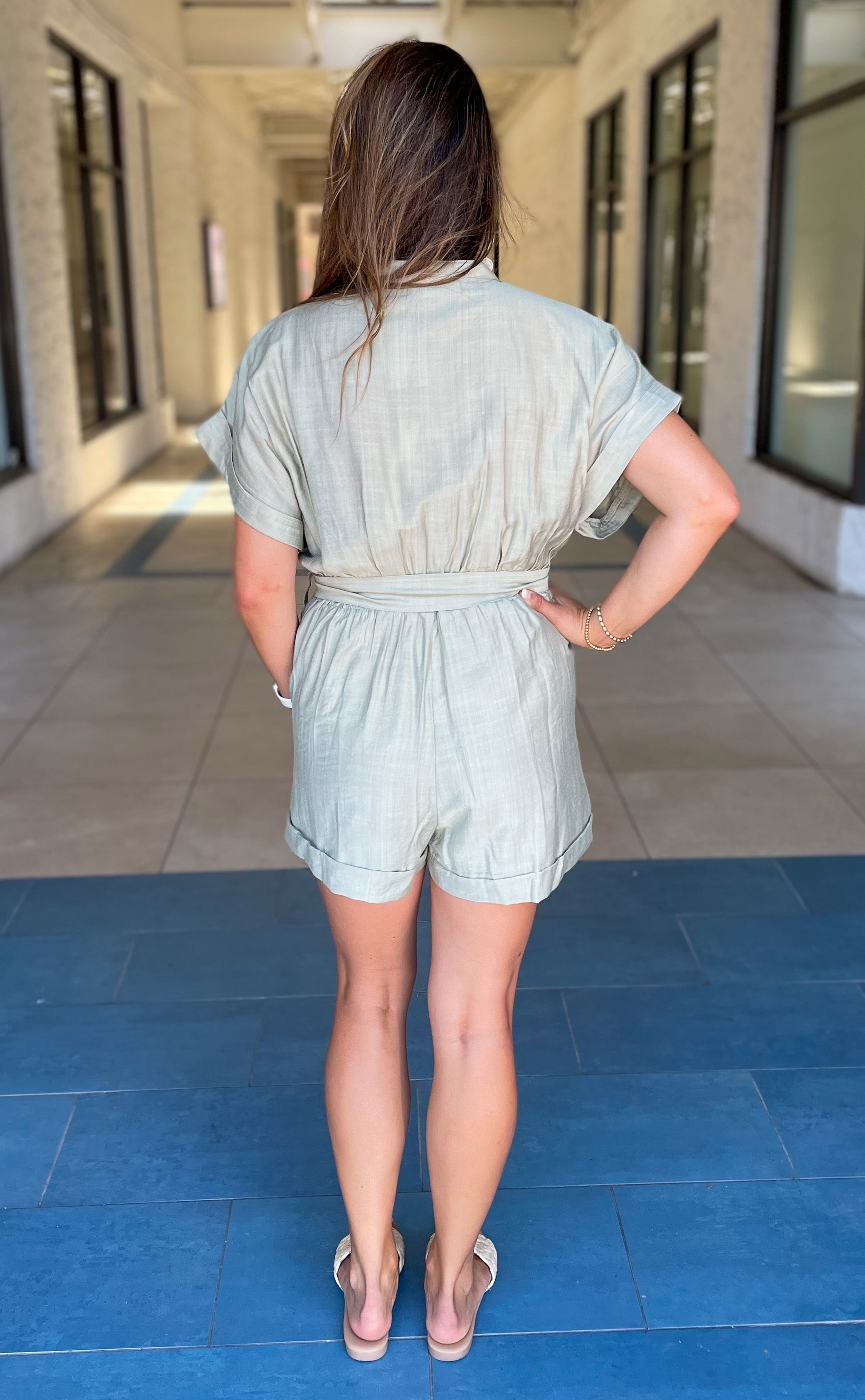 Pippa Belted Romper