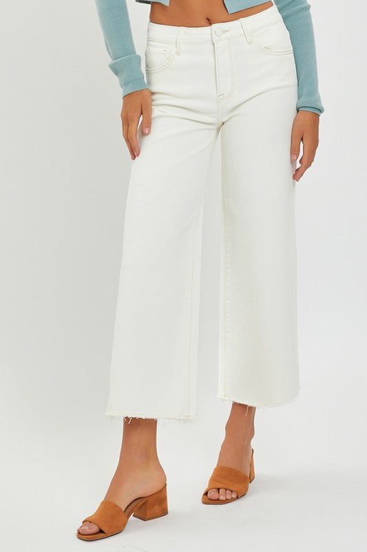 Izzy Tummy Control High Rise Crop Wide Pants