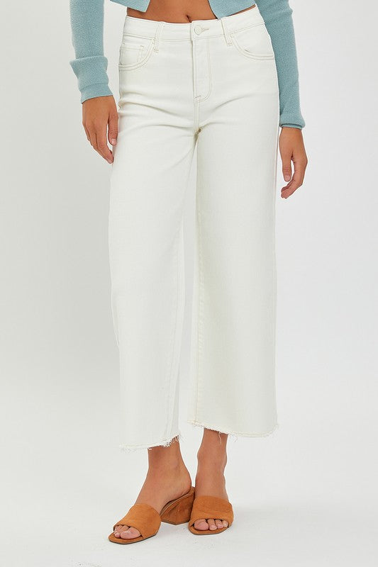Izzy Tummy Control High Rise Crop Wide Pants