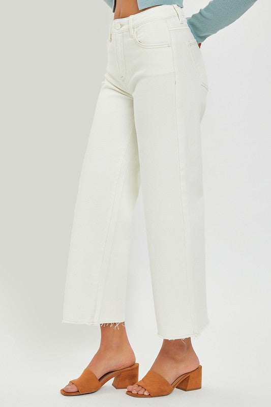 Izzy Tummy Control High Rise Crop Wide Pants