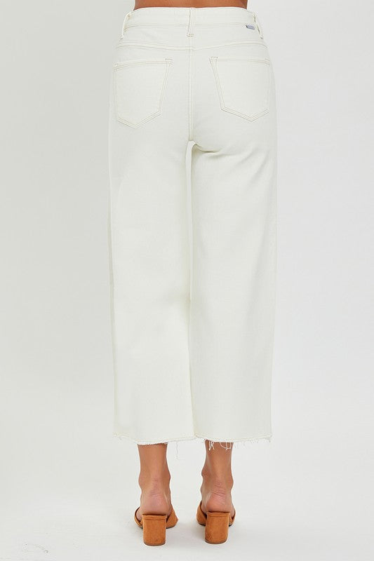 Izzy Tummy Control High Rise Crop Wide Pants