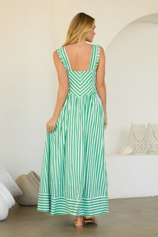 Paget Stripe Maxi Dress