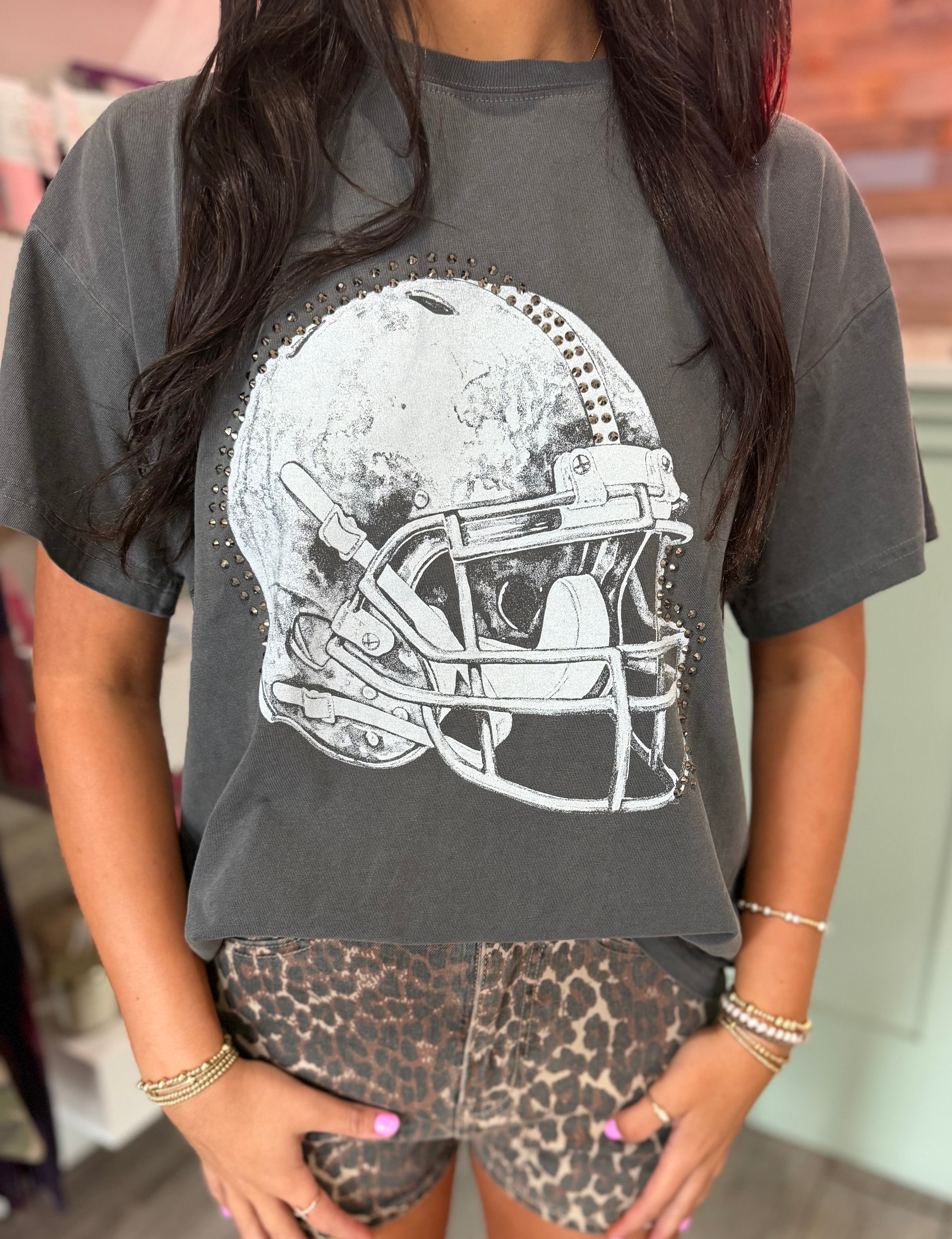 Studded Helmet Tee