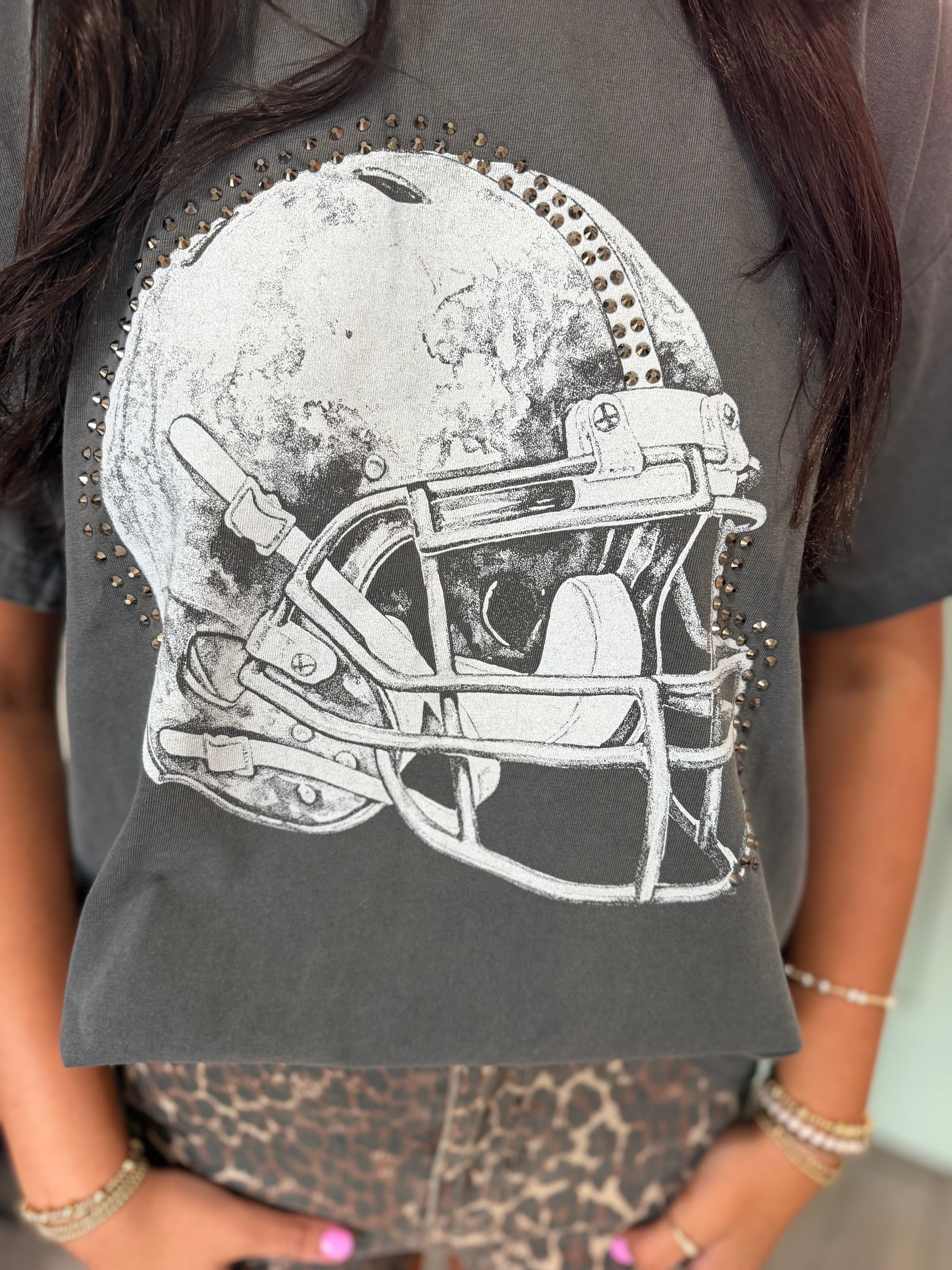 Studded Helmet Tee