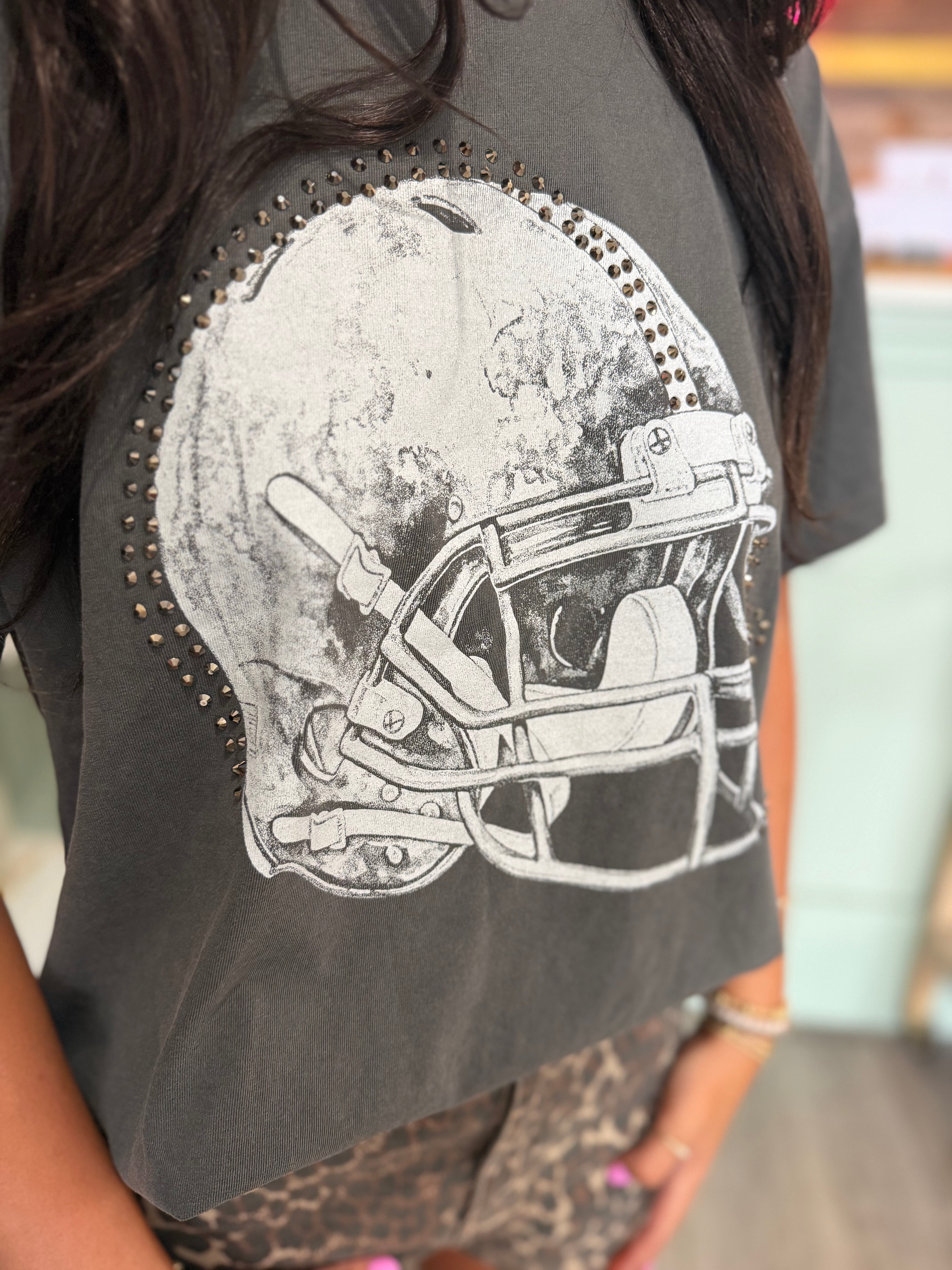 Studded Helmet Tee