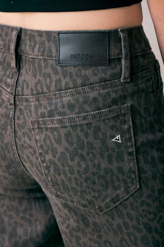 Ameer Cheetah Print Jean