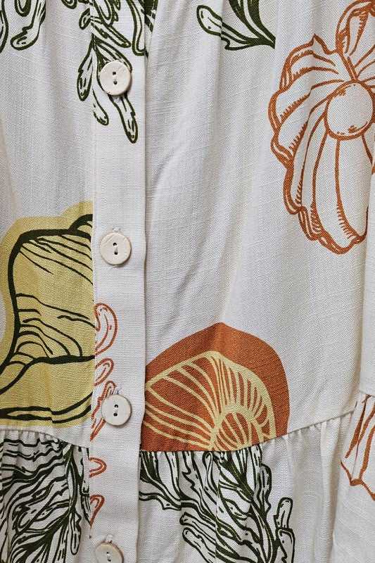 Jossie Button Detail Skirt