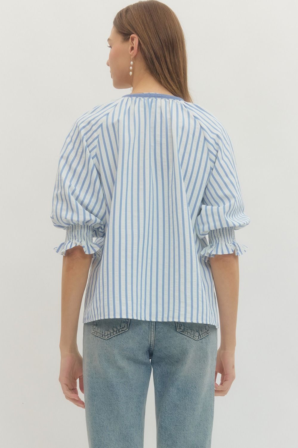 Christiana Striped Blouse
