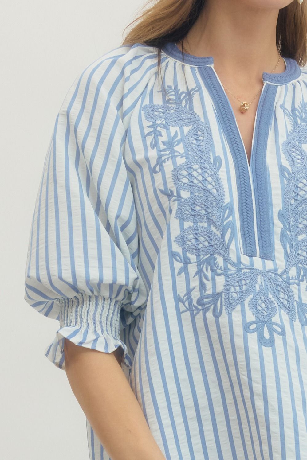 Christiana Striped Blouse